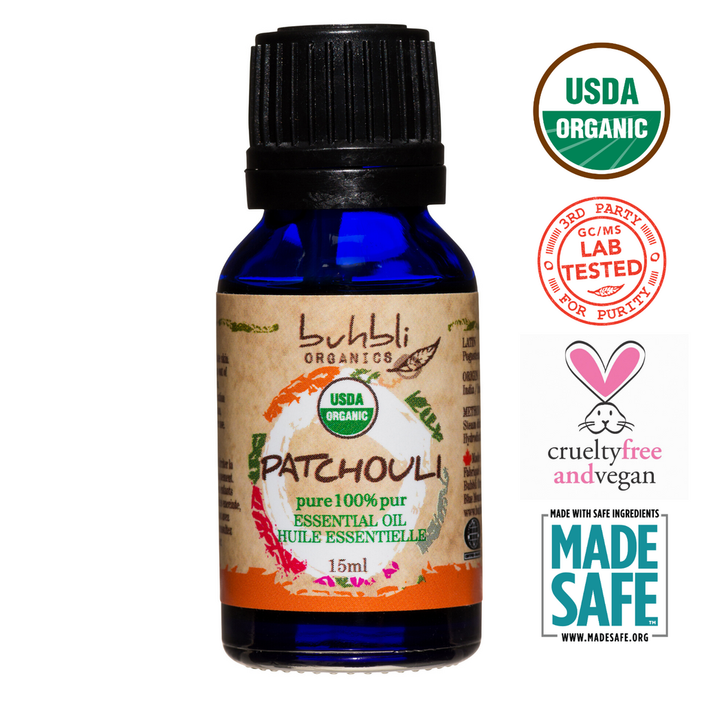 Organic Patchouli Essential Oil (15ml)