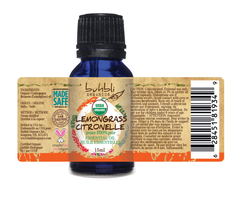 Organic Lemongrass Essential Oil (15ml)